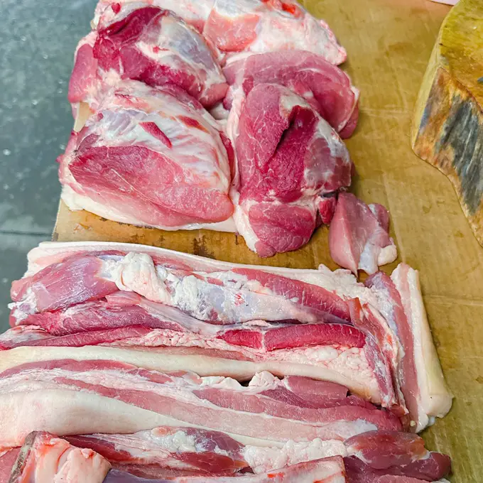 Thịt heo tươi ngon, sạch, an toàn