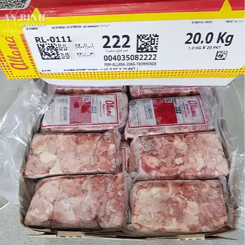 Thịt Vụn Trâu Đông Lạnh Giá Sỉ